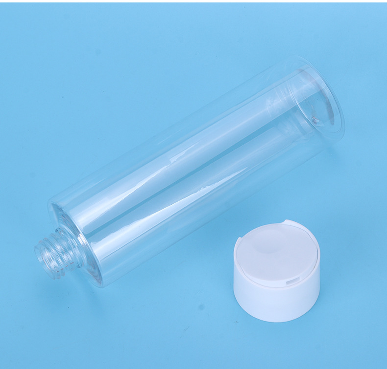 Clear Frosted 300ml 400ml Plastic Shampoo Conditioner Packaging Bottles Cosmetic Set Empty Shower Gel Hair Oil Scalp Care Bottle