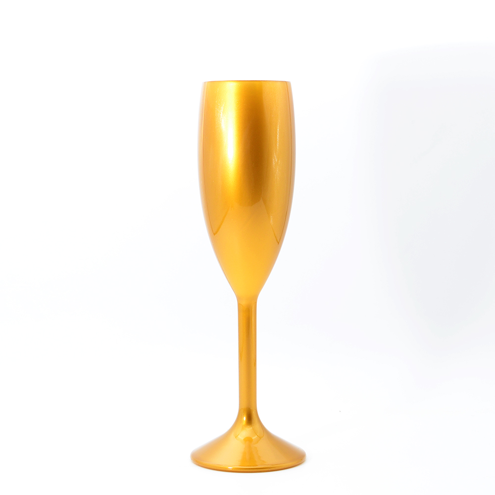 150ml 500ml White Plastic Champagne Flute Crystal Champagne Glasses Disposable Cup PP/PC/AS/PS/ Acrylic Wine Glasses Custom Logo