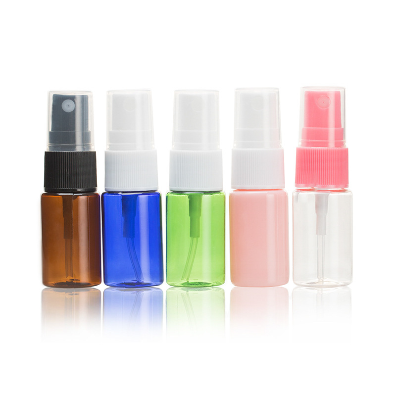 Travel Size 10ml 20ml 30ml 50ml 100ml Mini Color PET fragrance spray bottles HDPE Nasal spray bottle travel perfume spray bottle