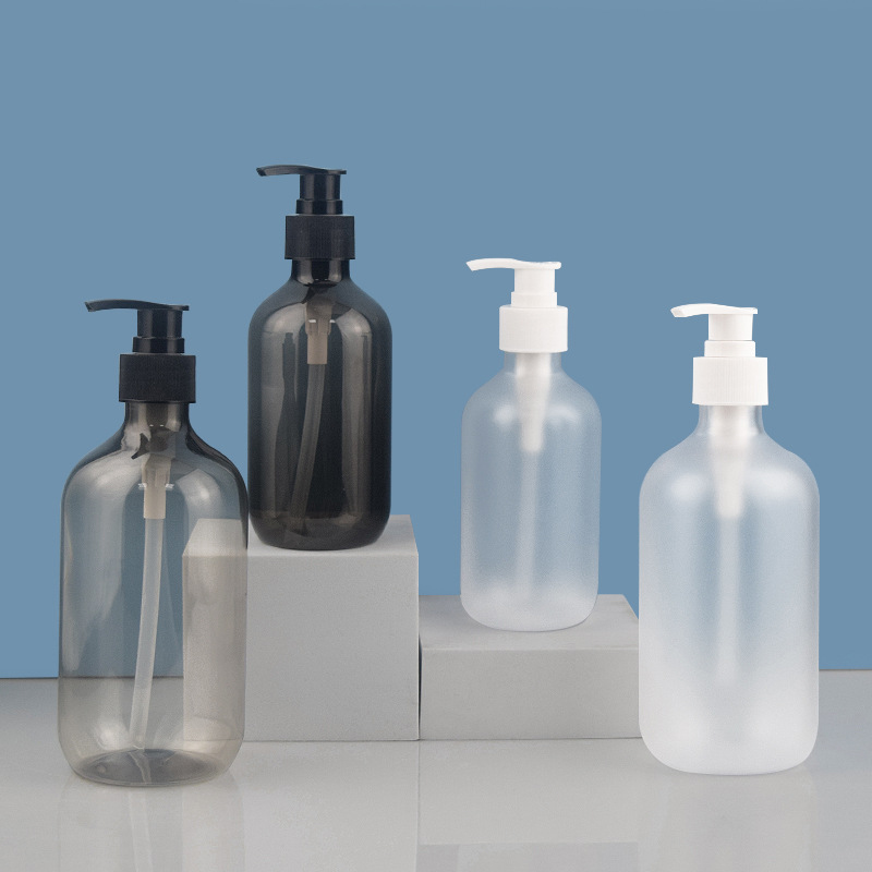 500ml 750ml Luxury Shampoo Conditioner Fragrance Bottles Big Volume Family Pack Plastic PET Pump Daily chemical products Bottle