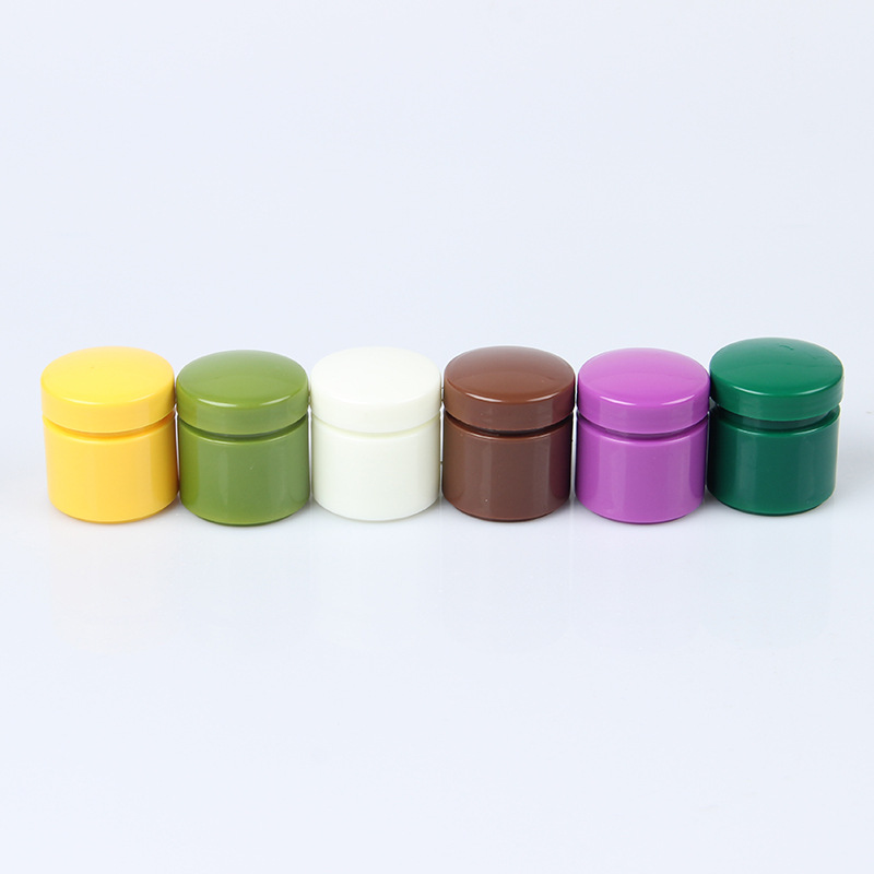 Customize Mask Cosmetic Jar 15g 30g 50g Round New Style Plastic Cans PP PE PET Body Butter Jars