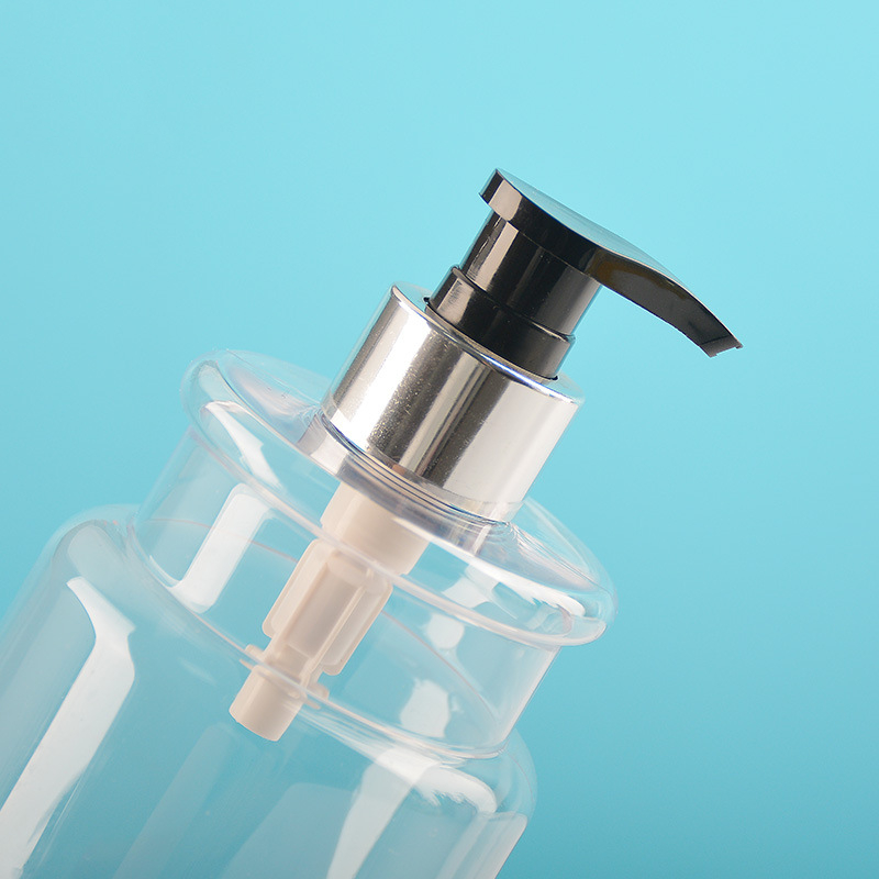 lotion pump bottle 250ml 300ml plastic cosmetic bottle with top cap pump bottle great for travel cosmetic container