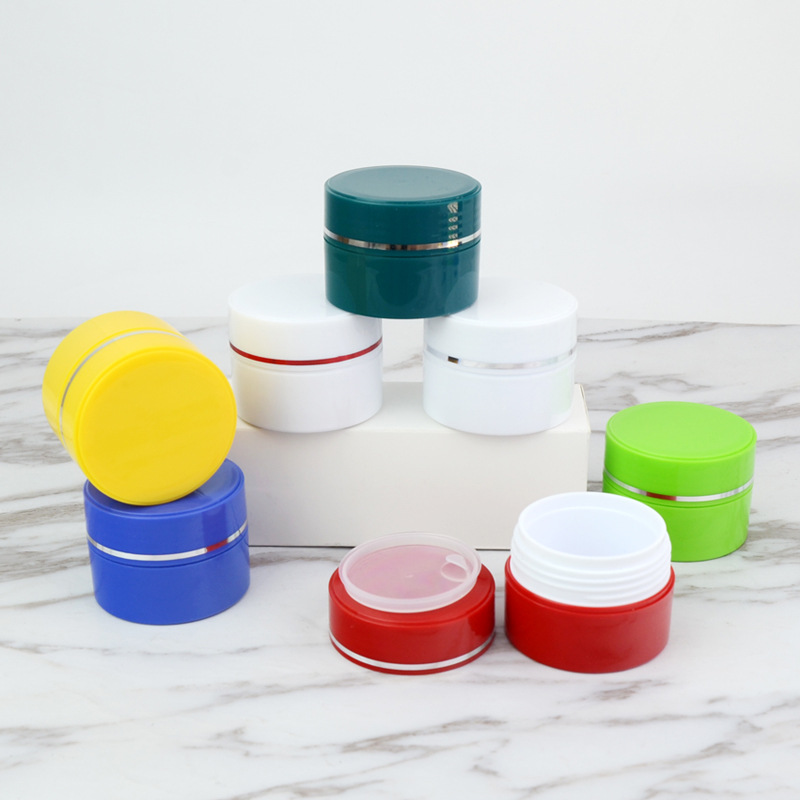 Plastic Body Scrub Matte Jars Cosmetic Cream Packaging Custom Yellow Hair Lotion Jar 5oz 8oz 10oz PET PP Butter Pomade Jars
