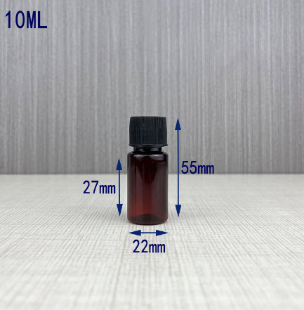 Cosmetic Packaging Empty Plastic Food Grade Syrup Bottles For Liquid with Screw Lids
