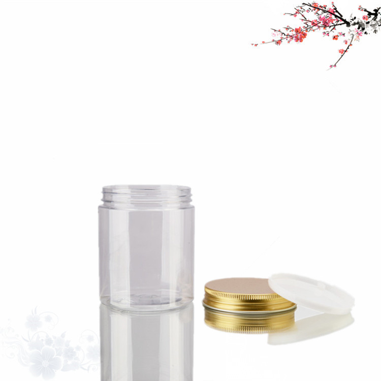 30g 50g 60g 80g Wide Mouth Food Grade Peanut Butter PET Transparent Plastic Jars PET Plastic Jars  with Lids