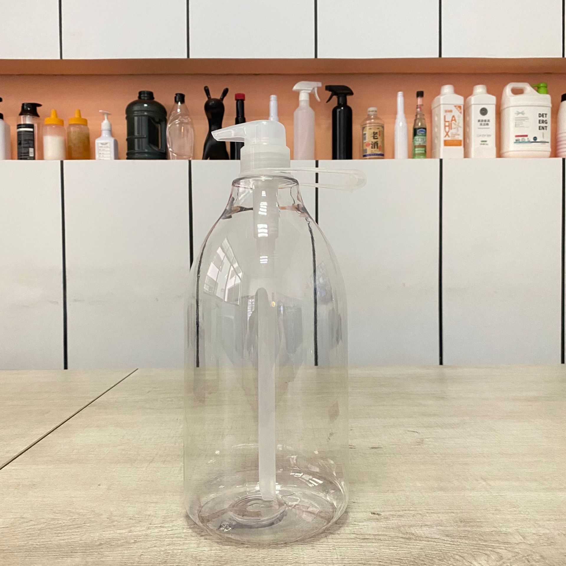 HDPE laundry detergent Fabric Softener container 1200ml Dispenser Bottle with Cap Pump 500 750ml 1000 2000 ml 1 2 L 34 67 oz