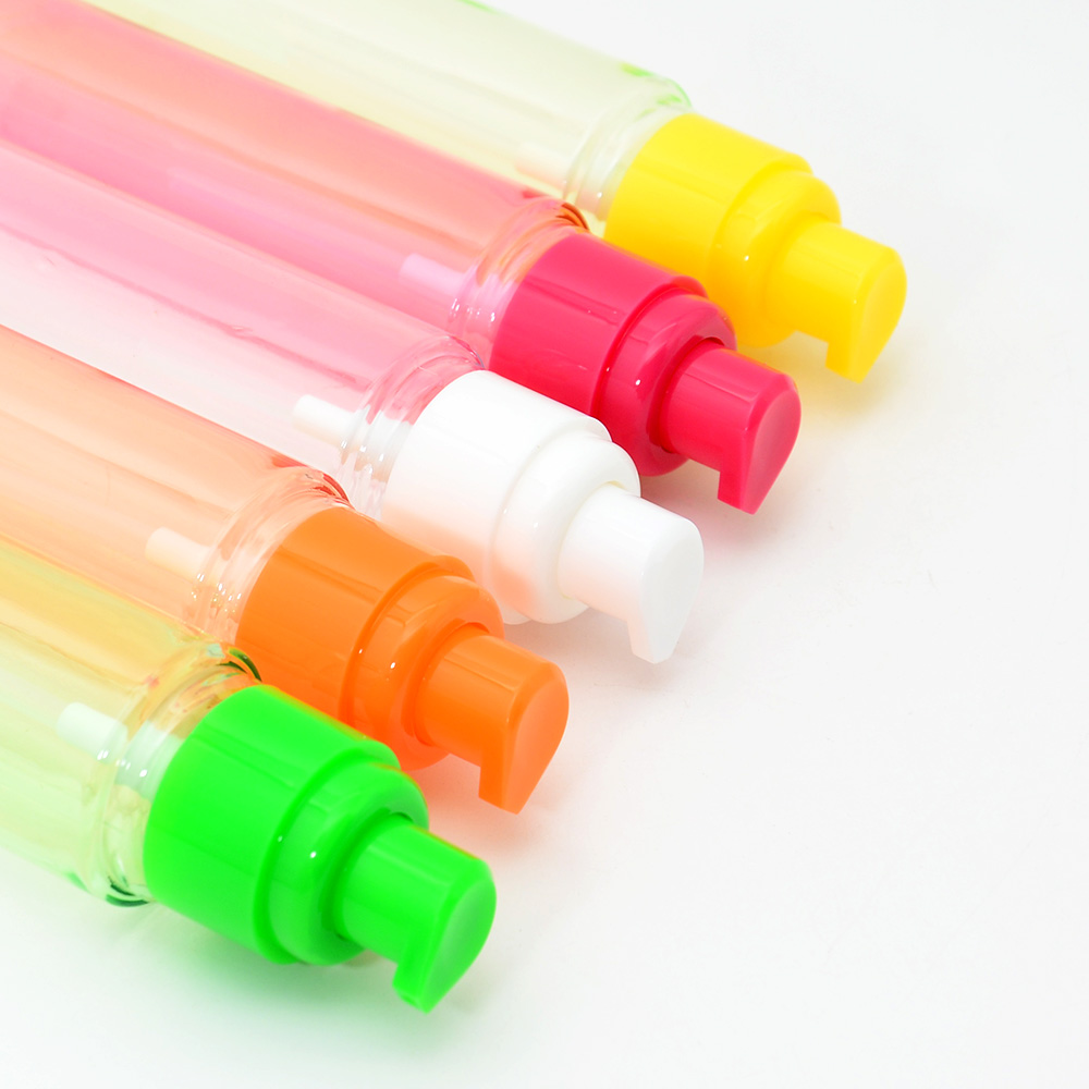 30ml 80ml Red Green colorful Plastic Spray Bottles Round Lotion pump Bottle Fine Mist Sprayer cosmetic oil skin care package