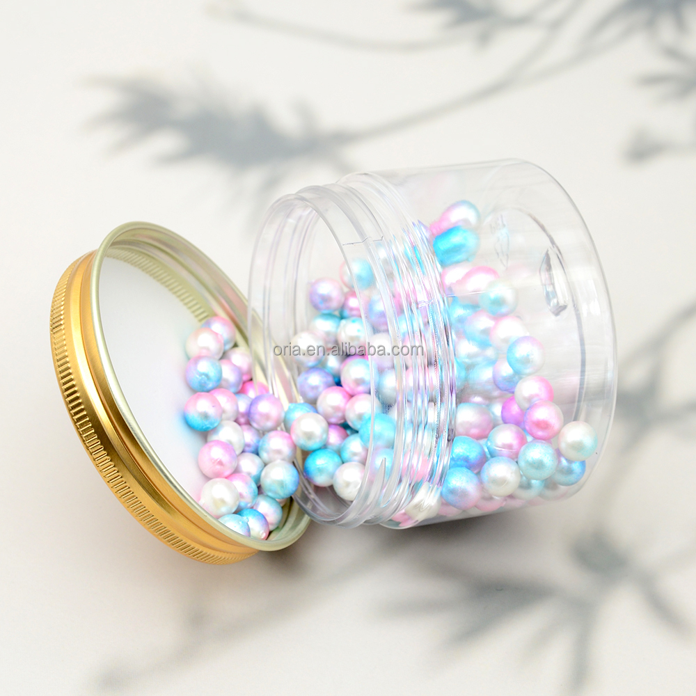 Manufacturers Custom clear Plastic Cosmetic 60ML Cream Jars Set Packaging Skin Care Bottle Face Cream Jars