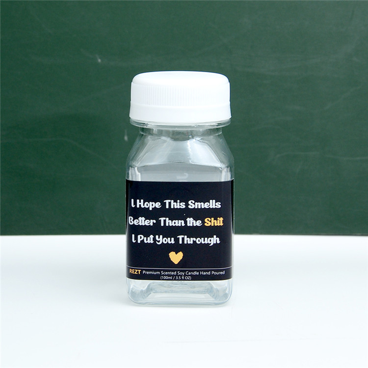 Mini 2oz 60ml 3oz 100 ml 4oz 120ml Small Empty PET Plastic Juice Drink Bottle Energy Ginger Shot Bottles with Caps