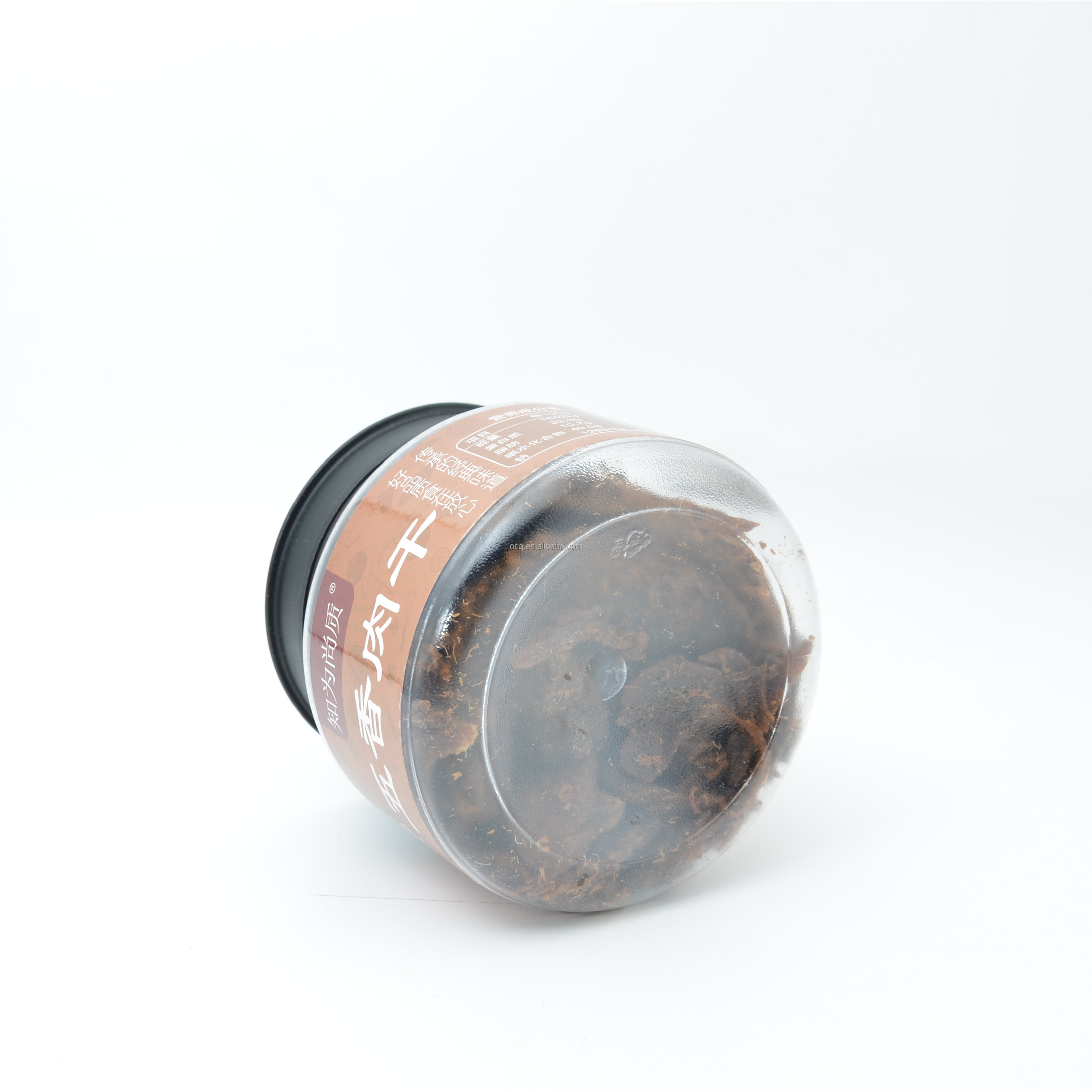 Food Grade 180ml 250ml 360ml PET Plastic Sauce Bottle Salad Hot Sauce Jam Peanut Butter Jars With Plastic Screw Cap