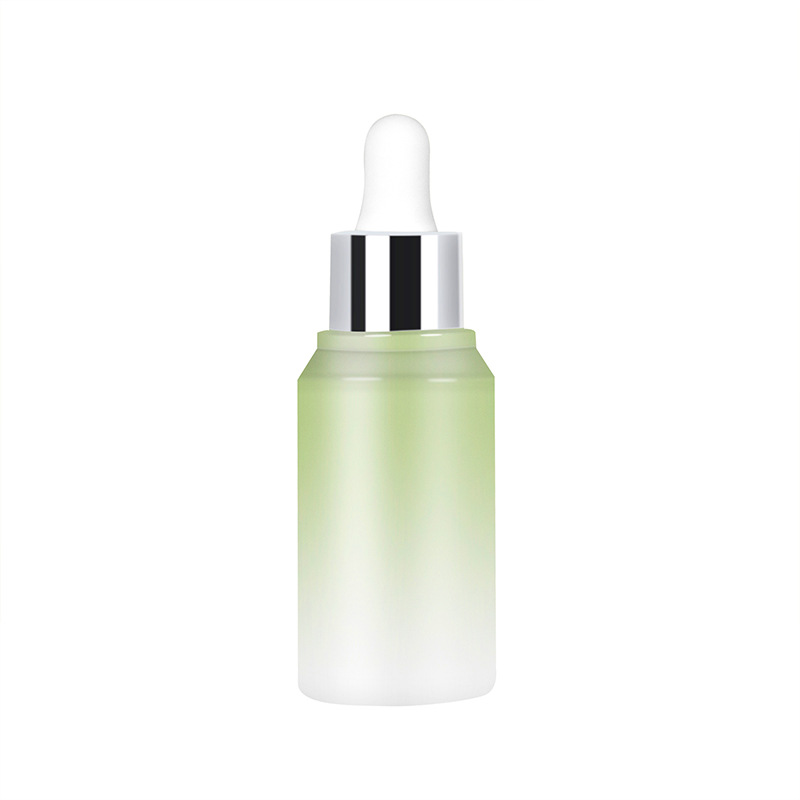 100ml gradient heavy-wall PETG skincare bottles cosmetics luxury frosted face skin toner serum pump bottle
