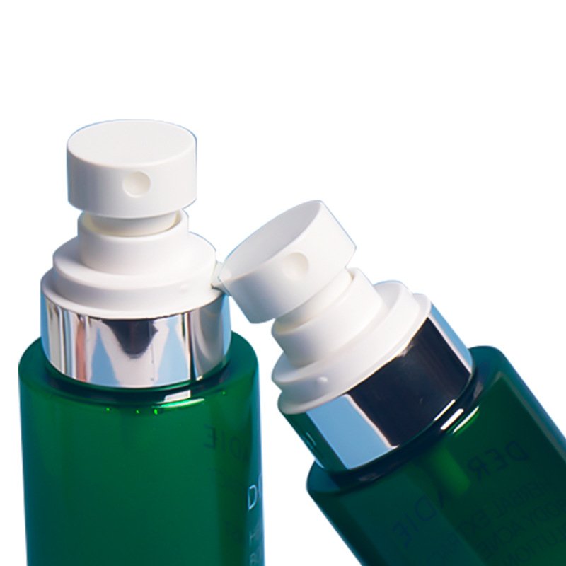 150ml PET Round Plastic Bottle With Fine Mist Spray Nozzle Lotion Pump Bottle Custom Packaging
