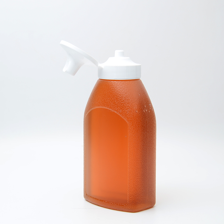 250ml 500ml Honey Bottle 500g Plastic Honey Jar 12oz Syrup Container Squeezable with Silicone Valve Cap Flip Cap