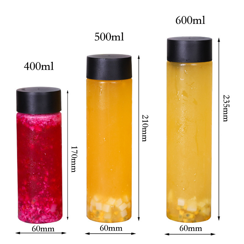Food Grade Clear Mineral Water Milk Juice Beverage Glass Bottle Custom Logo Print Voss 300ml 500ml Clear Drinking Water Bottle