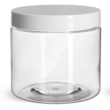 6oz Empty Slime Containers with Water-Tight Lids Plastic Slime Jars with Stickers for Slime Making Food Beauty Products