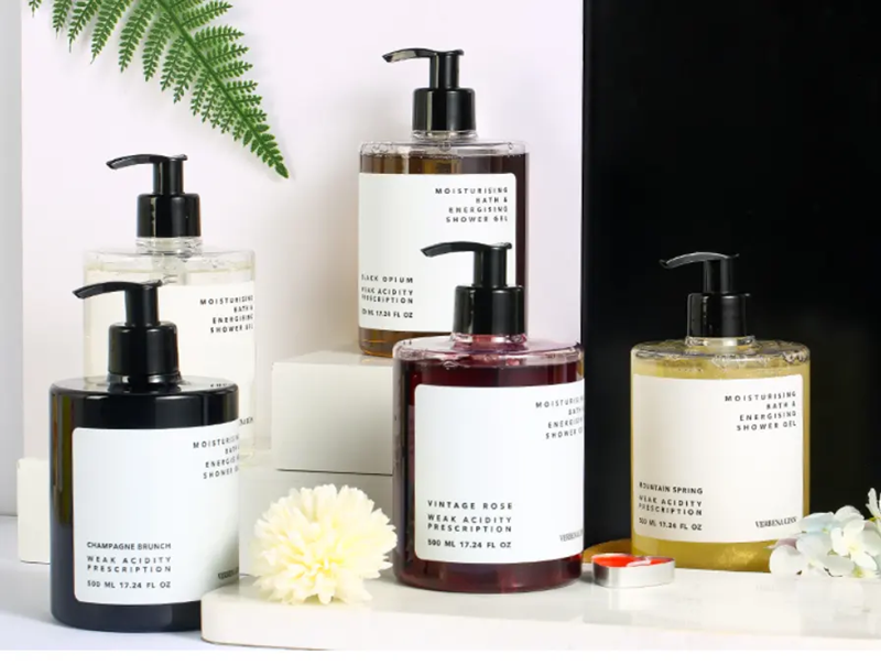 300ml 350ml 450ml 16oz Luxury Soft Rubber Touch Squeeze Bottles for Hand Wash Body Lotion and Body Wash Shampoo Soap Shower Gel