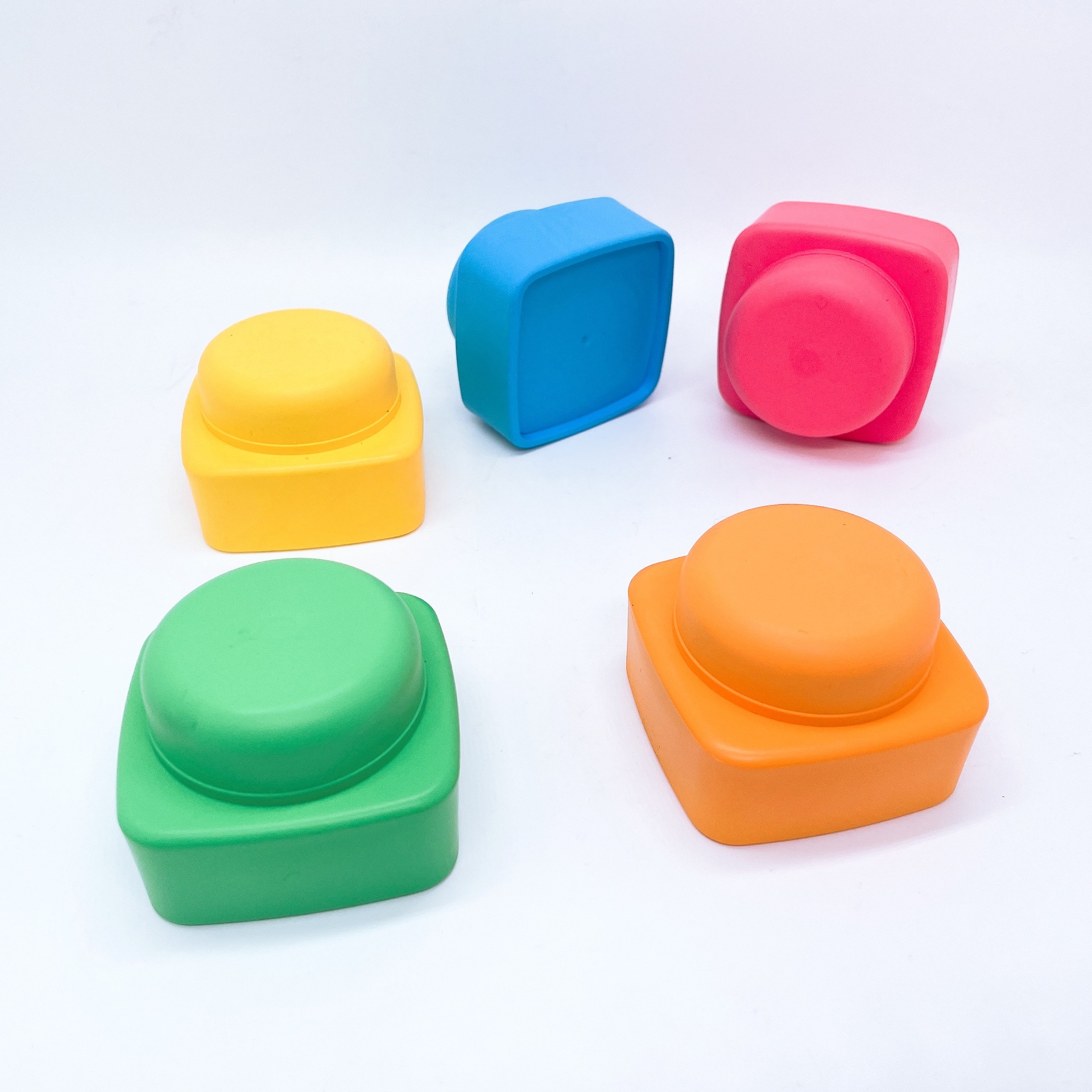 plastic jar for nail gel nail glue 5g 10g 20g 30g 50g PP jar Square plastic Jars with lids for cosmetics face cream serum