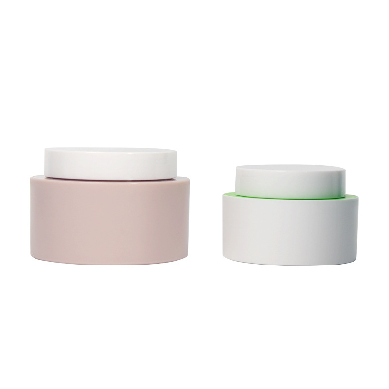 30g 50g 100g Custom Color Double Wall PP Plastic Round Face Cream Jar with Lid