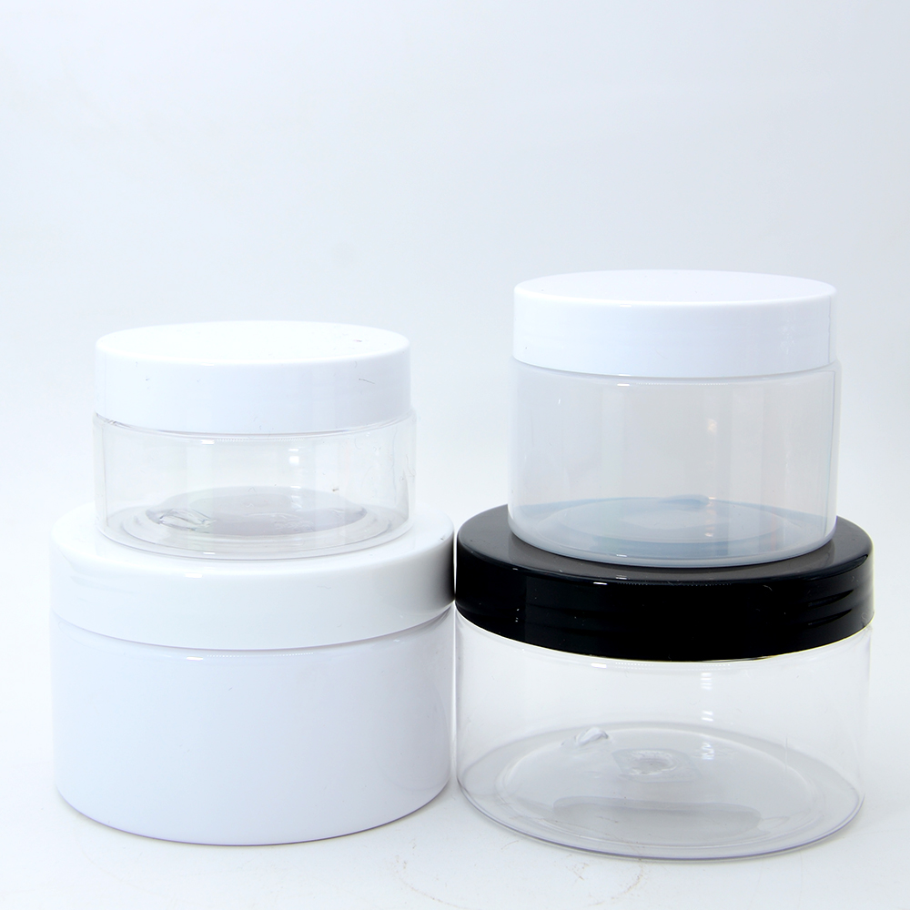 50ml lotions Essence facial scrub body butter eye cream jar plastic with Gold Silver Wooden lids 100ml 120ml 150ml 200ml 250ml