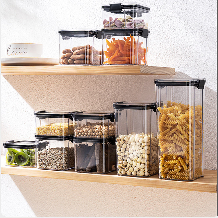 Kitchen organizer and storage container food box rangement cuisine pojemniki kuchenne boite alimentaire conservation plastic jar