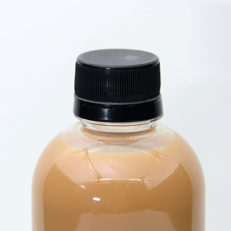 12oz Plastic Juice Bottles with Black Tamper Proof Caps Clear PET Carbonated Soft Drink Container for Iced Brew Coffee Packaging