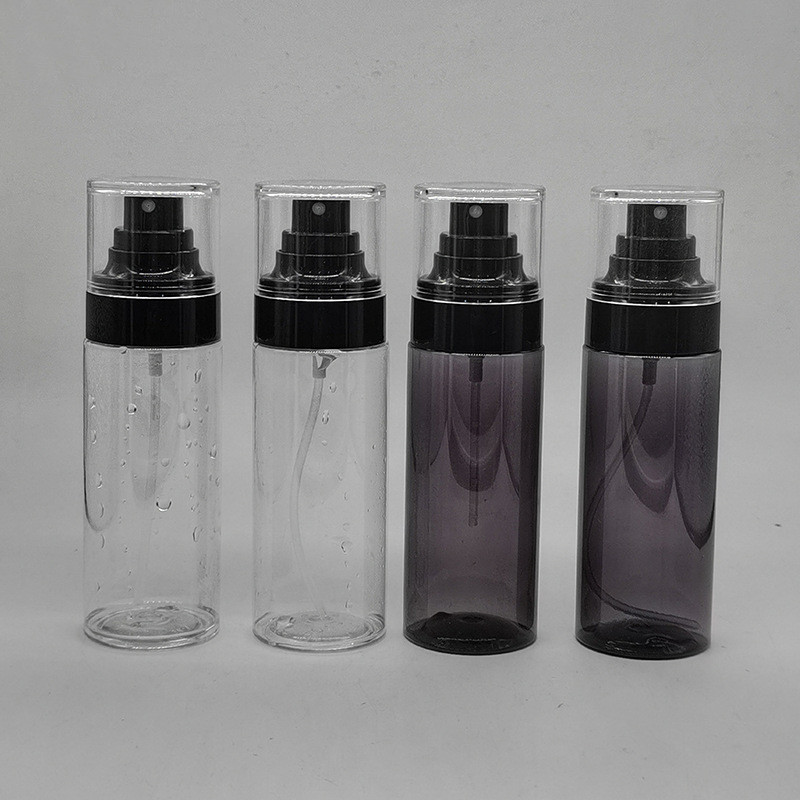 SkinCare Cosmetic Setting Spray Make-Up Fixer Spray Bottle Set 100ml Perfume Empty Makeup Setting Plastic Fine Mist Spray Bottle