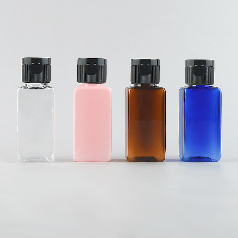 Unique Cone Shape Color cosmetic bottle 30ml travel size refillable 30ml empty Shampoo Conditioner Body Wash Lotion Bottle