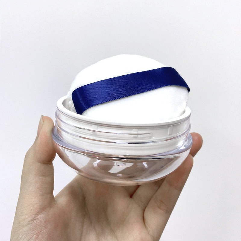 5g 10g 20g 30g 50g Makeup Plastic Matte Jar Loose Powder Jar with Sifter Mineral and Mirror Face Loose Powder Can Cosmetic Pot
