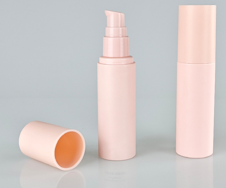 30ml 40ml 50ml 60ml 70ml Pink Plastic Spray Bottles PET Lotion Bottle Cosmetics Skin Care Packaging airless cosmetic bottle