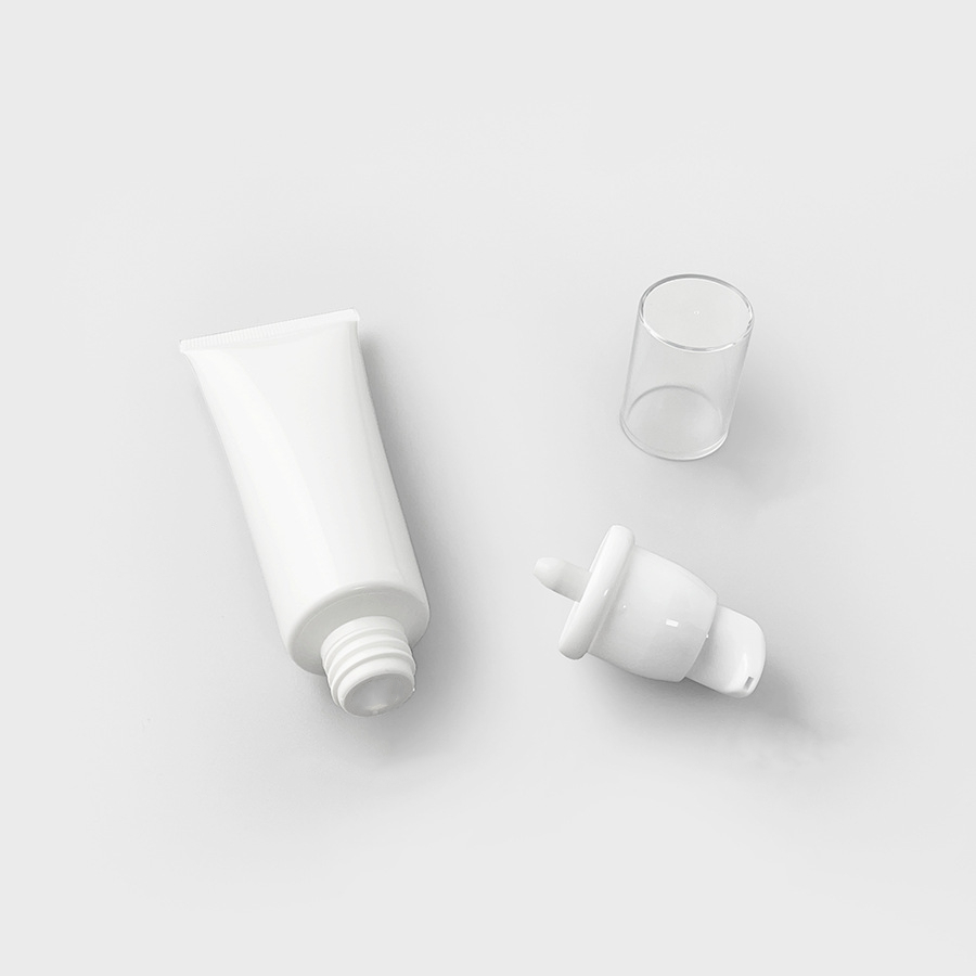 Orange Color 10g 15g 100ml 120ml 150ml soft squeeze tube packaging bottle Airless Eye Cream Serum Tube face wash cleanser tube