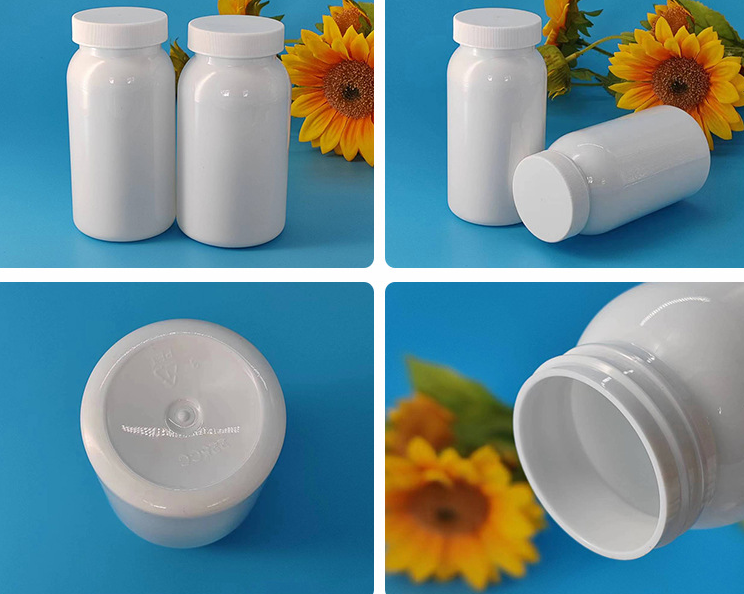 150ml 175ml 200ml 225ml Empty Pet Plastic Bottles For Pill Medicine Vitamin Powder Tablet Capsule Packaging