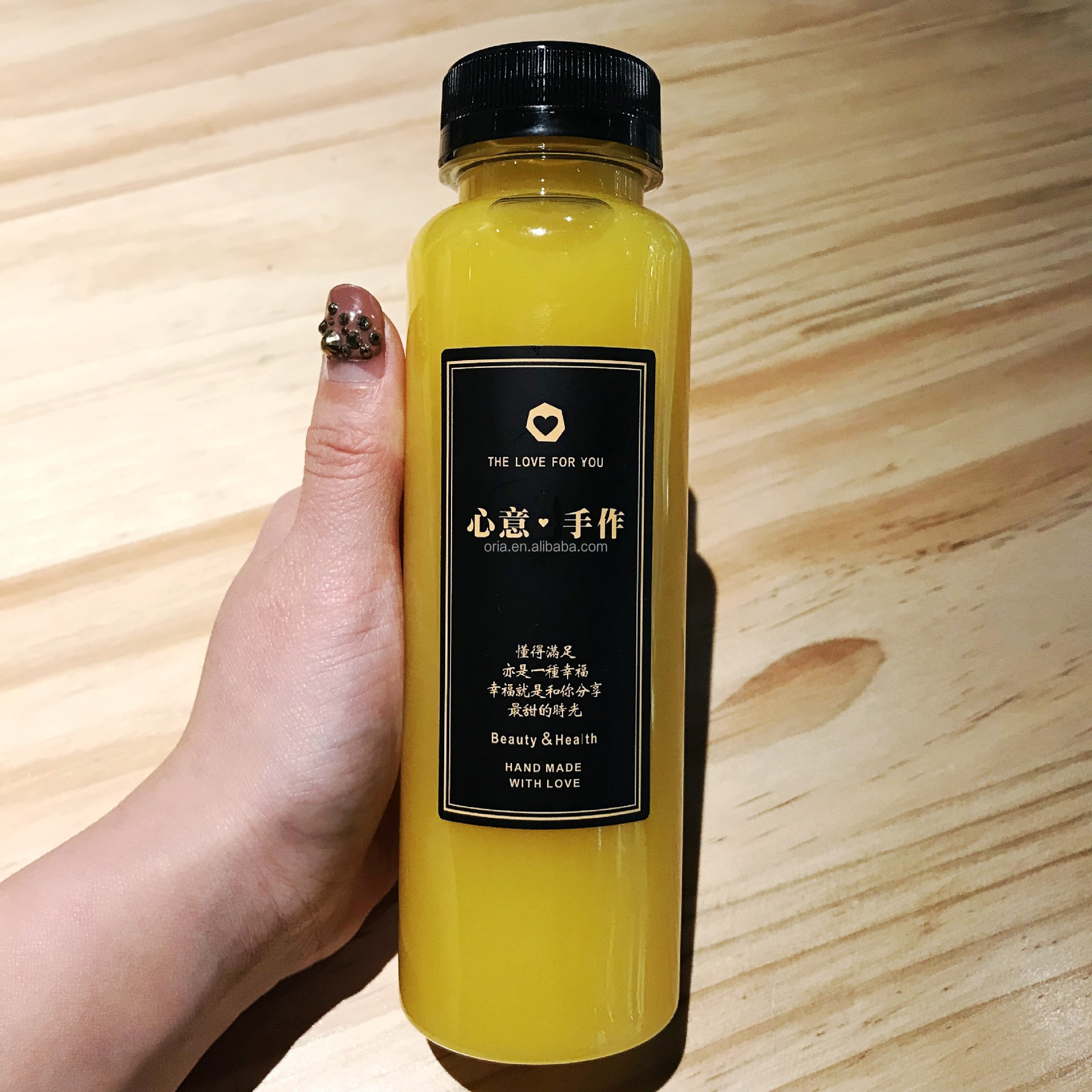 300ml 500ml Round Square Hot Filling PP Plastic Juice Bottle Heat Resistant Bottles 8oz 12oz 16oz Clear PET Empty Bottle