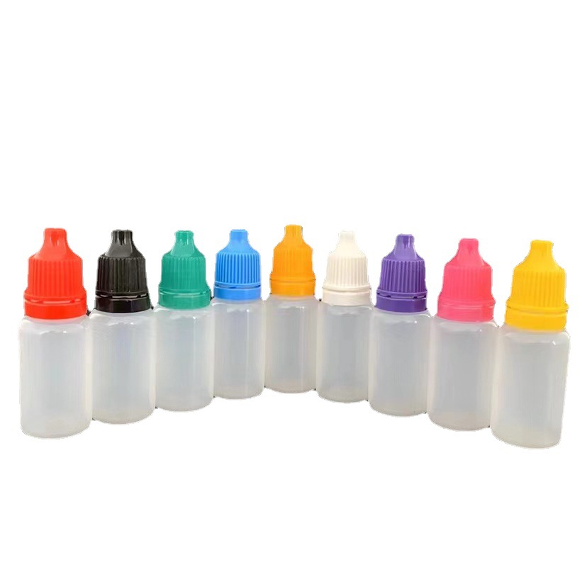 3 5 10 15 20 30 50 100ml PE plastic eye drop bottle Empty essential oil plastic dropper bottle With childproof lid