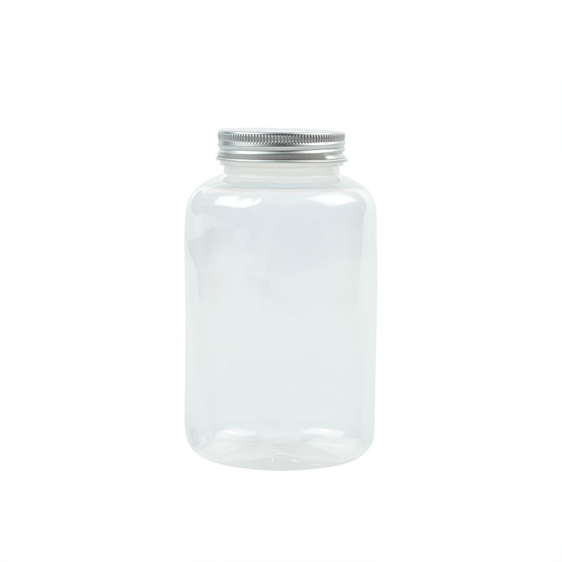 550mlJuice Bubble Tea Smoothie Plastic Packaging Bottles PP Beverage Plastic Juice Bottle With Cap