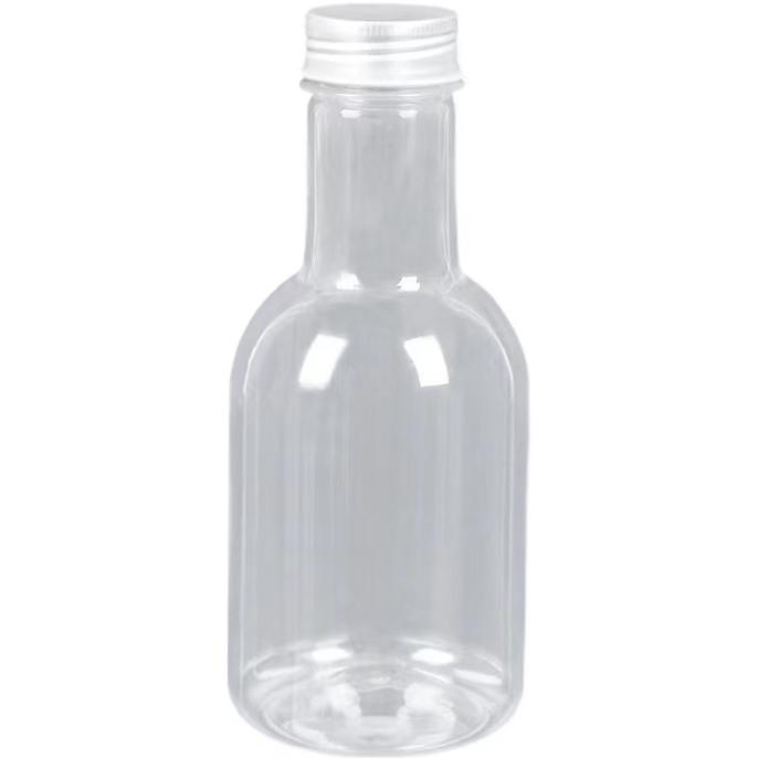 Leakproof 250ml Water Flask 500ml Milk Tea Alcohol Juice drinks plastic bottles with lids caps straw custom logo 8oz 12oz 16oz