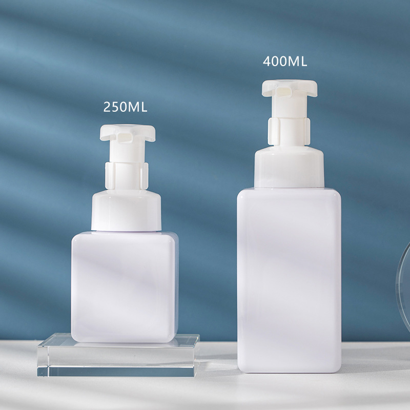 Wholesale Cleaning Packaging 200ml 300ml 500ml Plastic Foam Dispenser Customize Press Pump Foaming Soap Bottle Package