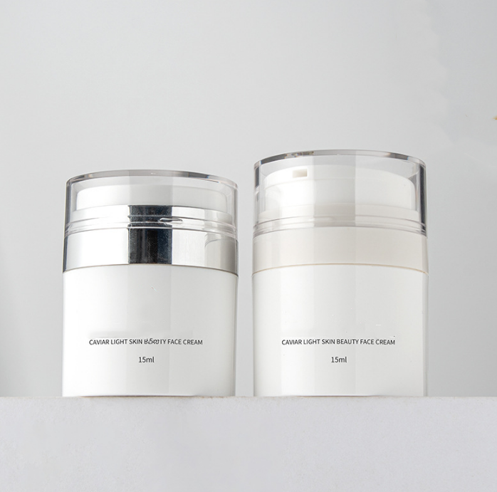 15g 30ml 50ml airless cream jar Press lotion dispenser bottle Cosmetics Face cream Serum Essence Liquid Foundation packaging jar
