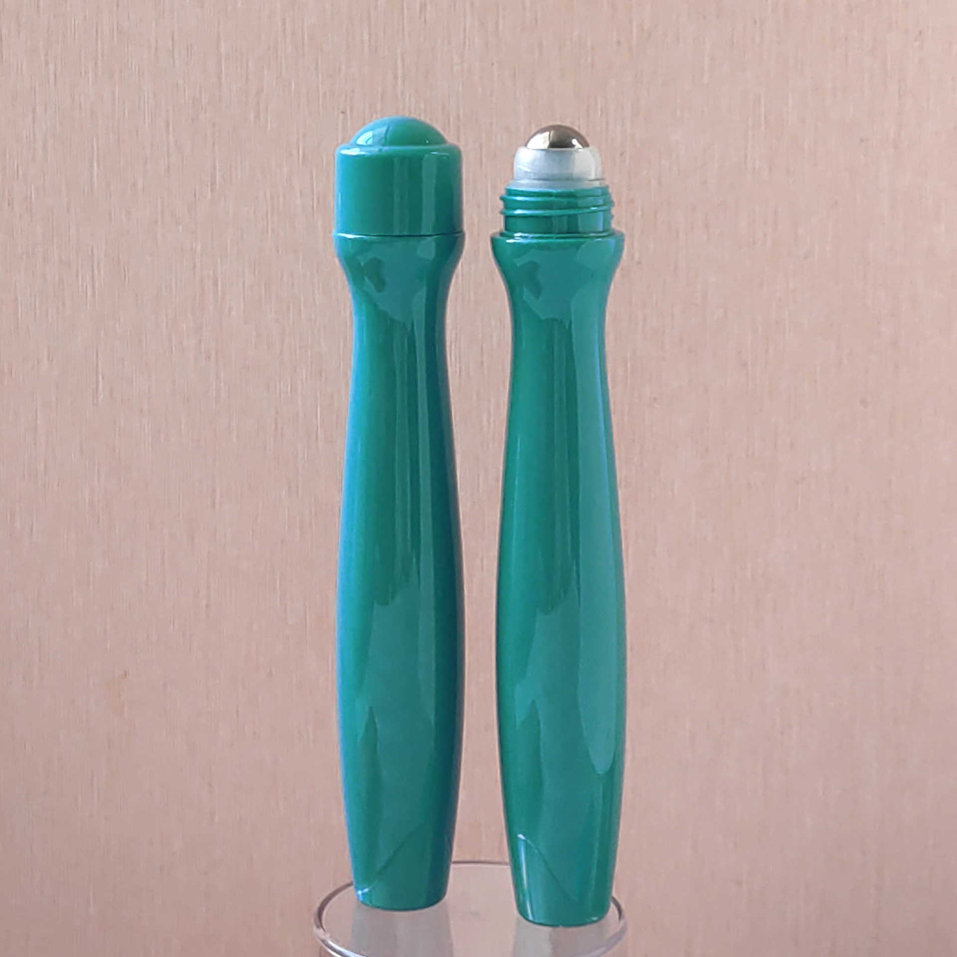 15ml Facial Serum Essential Oil Massage Roll On Rolling Bead Bottle Handheld Ball Massage Roller Stick for Body Face Neck Skin