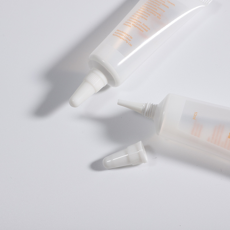 30ml 150ml 1 fl.oz 5oz white tube for cosmetics plastic tubes packages top screw cap octagonal cover hand cream soft tube
