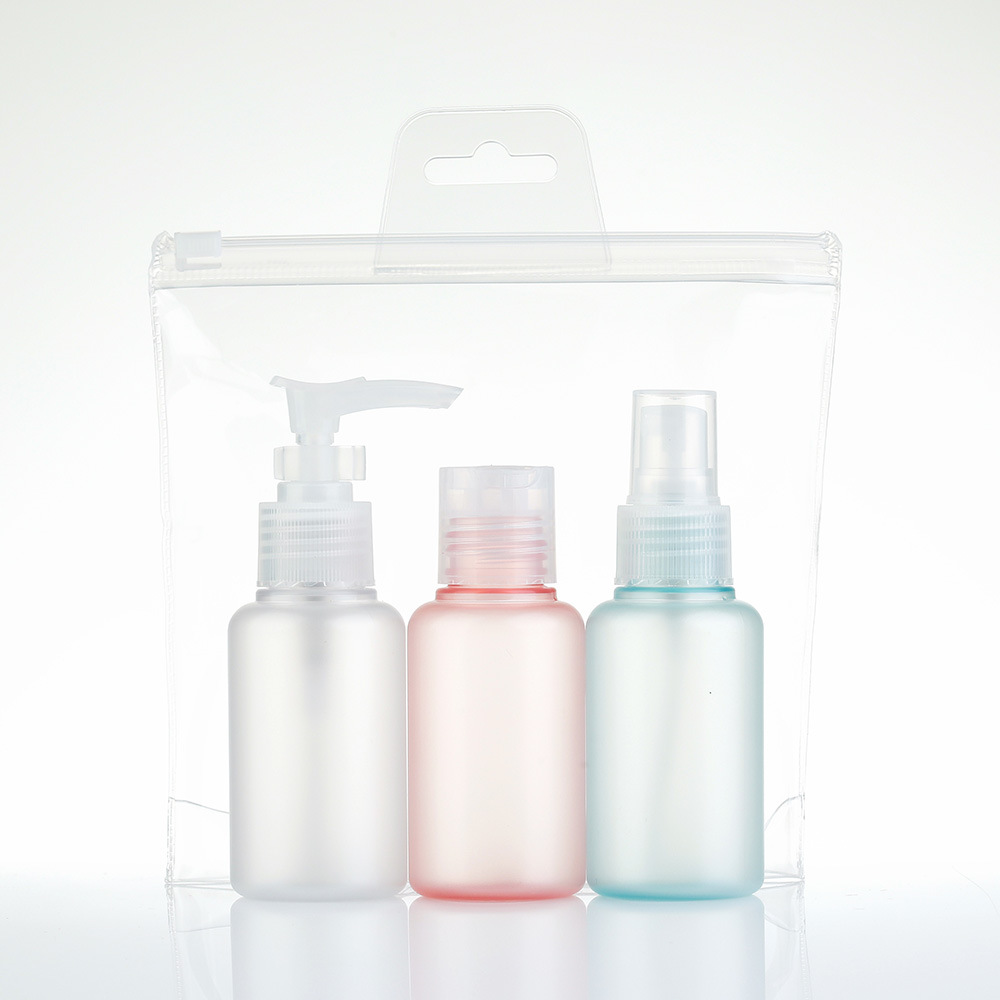 50ml 80ml Travel Size Lotion Shampoo Squeeze Bottles Flip Cap Body Wash Bottles Pump Dispenser Moisturizing Water Spray Bottle