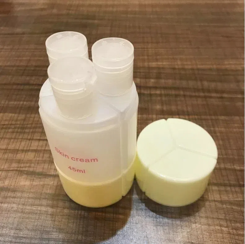 Hot Travel Body Wash Bottle Set 3 in 1 4 in 1 45ml 60ml Flip Top Cap Shampoo Conditioner Squeeze Bottle Lotion Dispenser Bottle