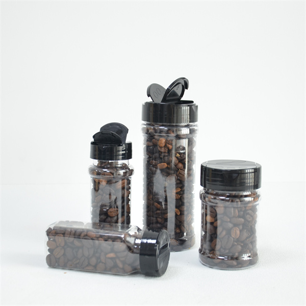 BPA Free 100Ml Storing Spice And Seasoning Powders Jars Clear Safe Plastic Bottle Containers With Shaker Lids