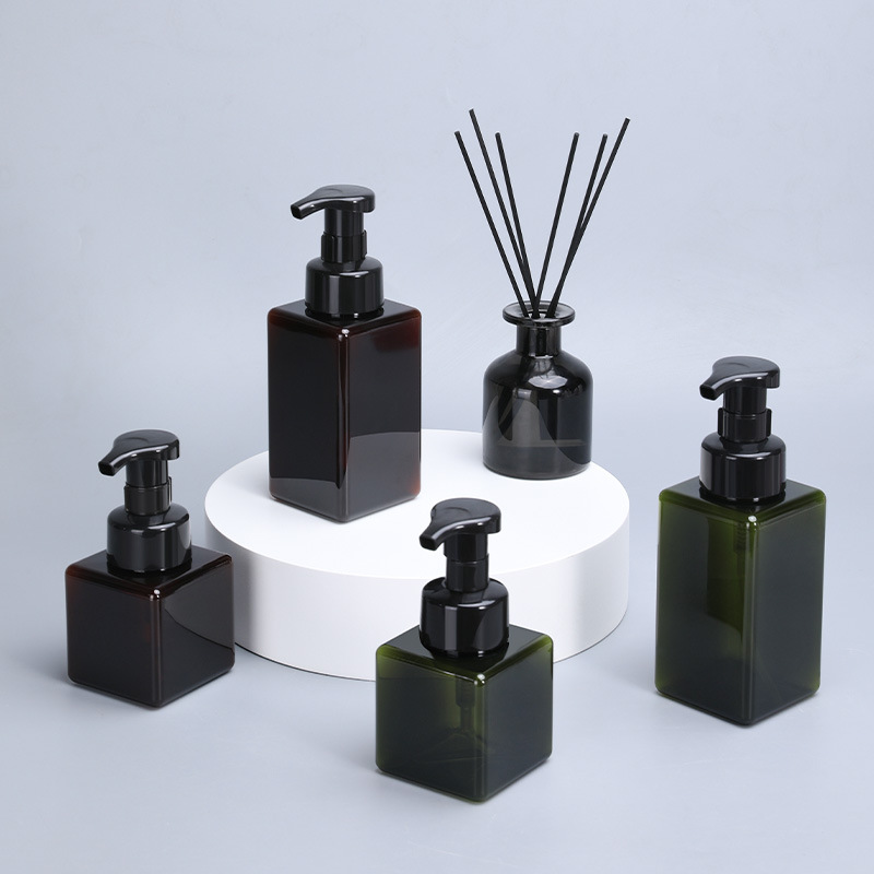 Custom 250ml 300ml 500ml Plastic Soap Foam Dispenser for Bathroom Shower body lotion Foaming bottle 450ml 650ml