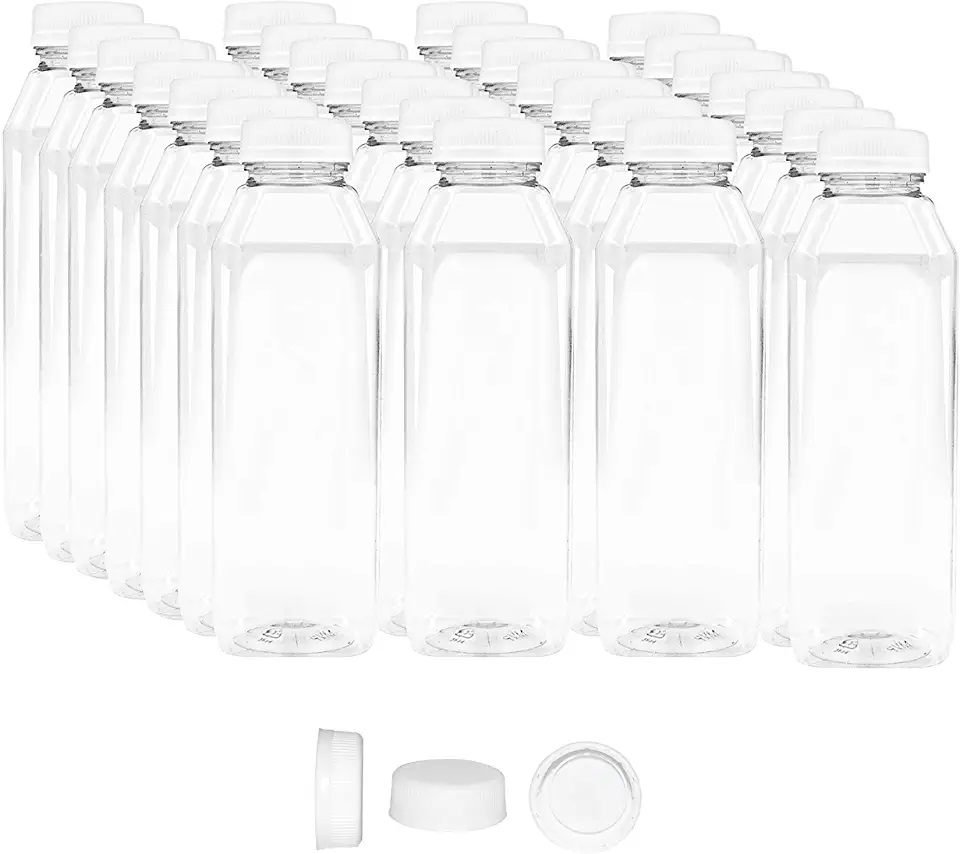 250ml 350ml 500ml 1L clear Plastic cold Soft soda Milk Bottles 8oz juice smoothie coffee bottles