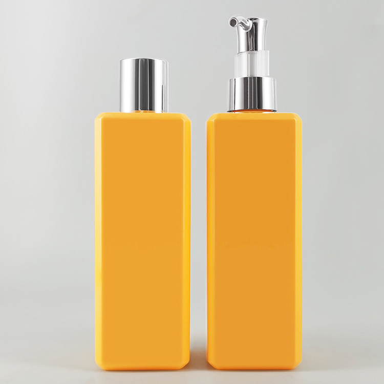 250ml 13oz 16oz green amber plastic bottle for shampoo Moisture Body Wash Hair Care Conditioner Shea Butter