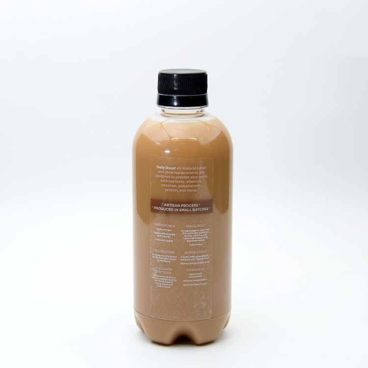 Custom HPP Cold Pressed 12 oz Round food grade PET transparent juice plastic bottle Carbonated Beverage Bottle with Screw Cap