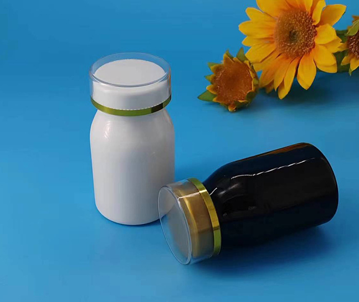 50ml 100ml 150ml 200ml Plastic Medical Bottle Portable PET Pill Dispensing Containers Pill Capsule Jars with Child Proof Cap