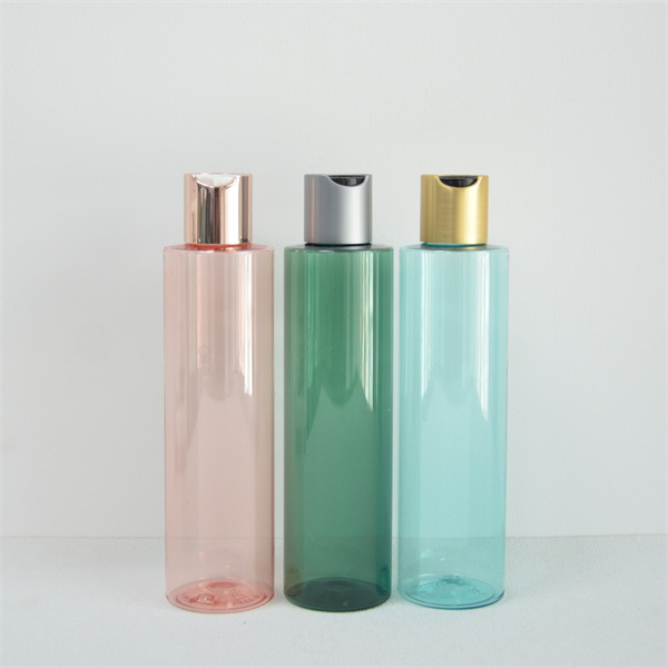 20ml 30ml 50ml Squeeze Plastic Facial Toner Bottle with Smooth Top Gold Top