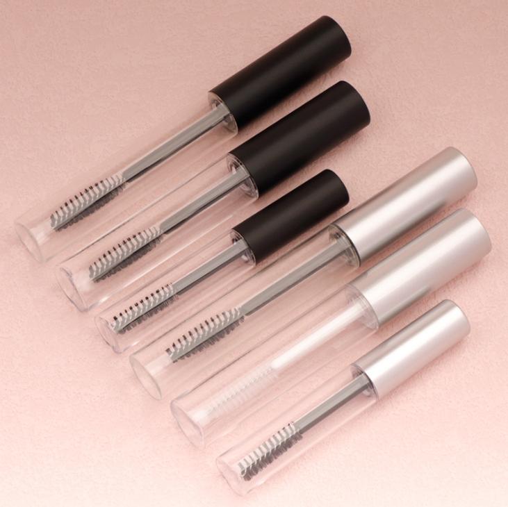5ml 10ml Pink Plastic Mascara Tube Packaging Container With Nylon Brush Eyeliner Empty Eyebrow Gel Tubes Eyelash Glue Bottle