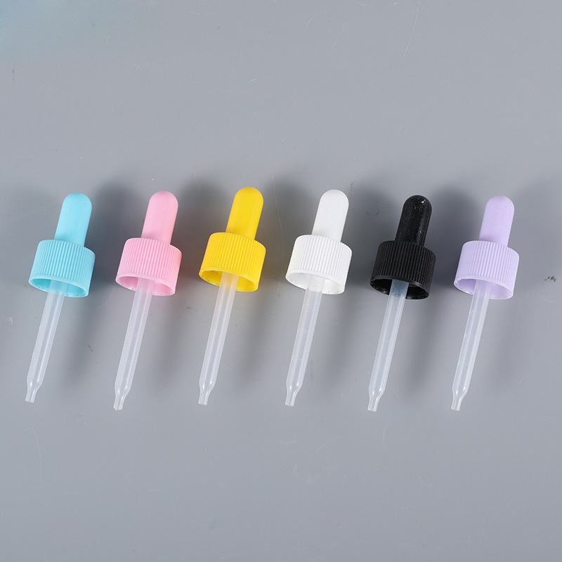 Custom 18/415 18/410 20/410 Glass Dropper Essential Oil Bottle Glass Pipette Aluminum Dropper for Bottles